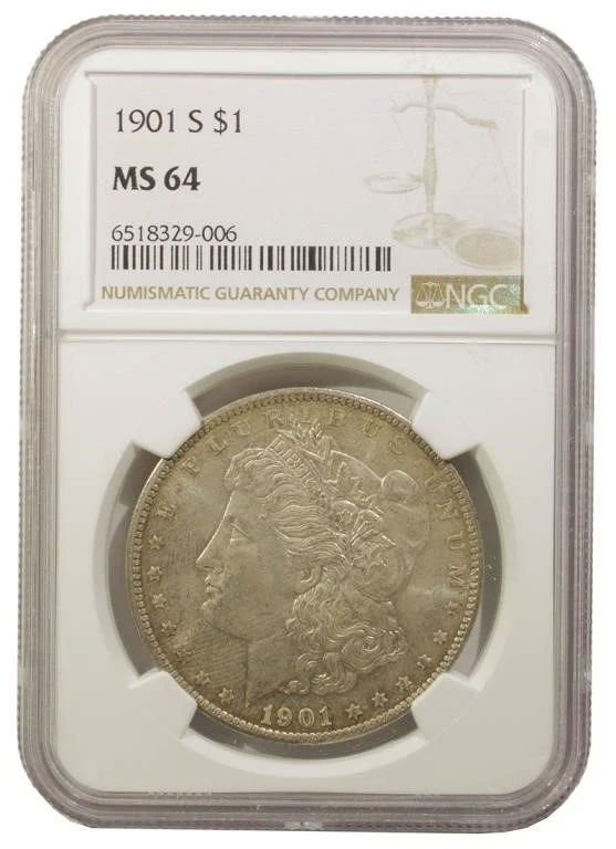 NGC MS-64 1901-S Morgan Dollar