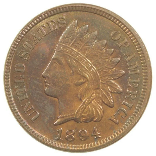 MS-62 BN 1894/1894 Indian Cent